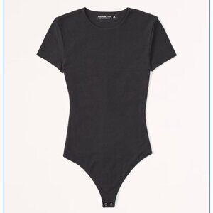 Abercrombie & Fitch Black Bodysuit One Piece